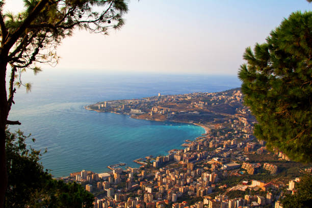 Vue en hauteur de la ville de Beyrouth