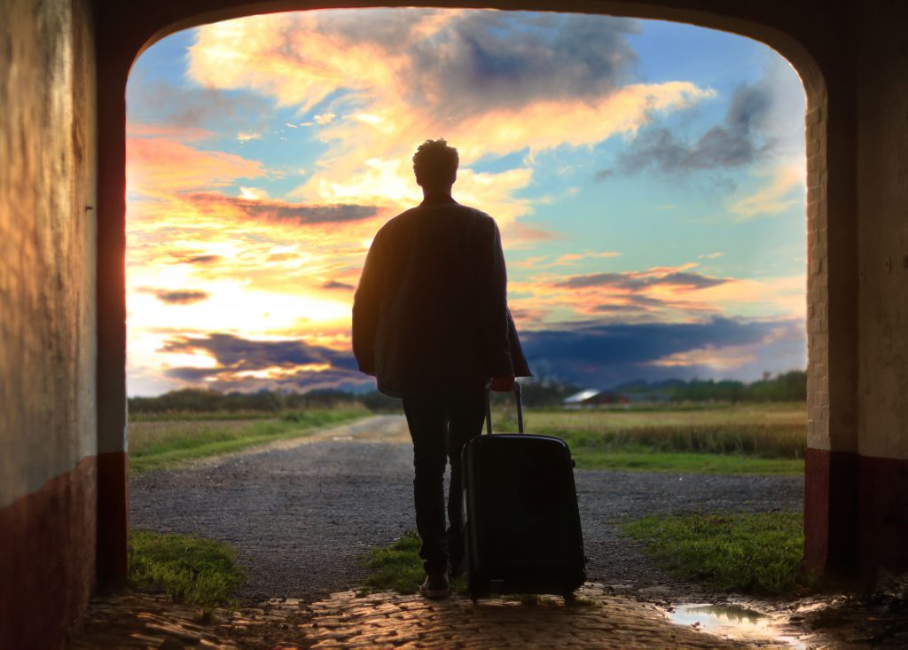 Un départ en voyage